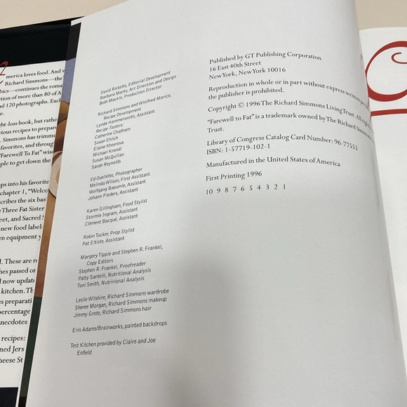 Richard Simmons Farewell To Fat Book and Dial A Meal Cook Book Lot of 2 Vintage - Picture 7 of 16